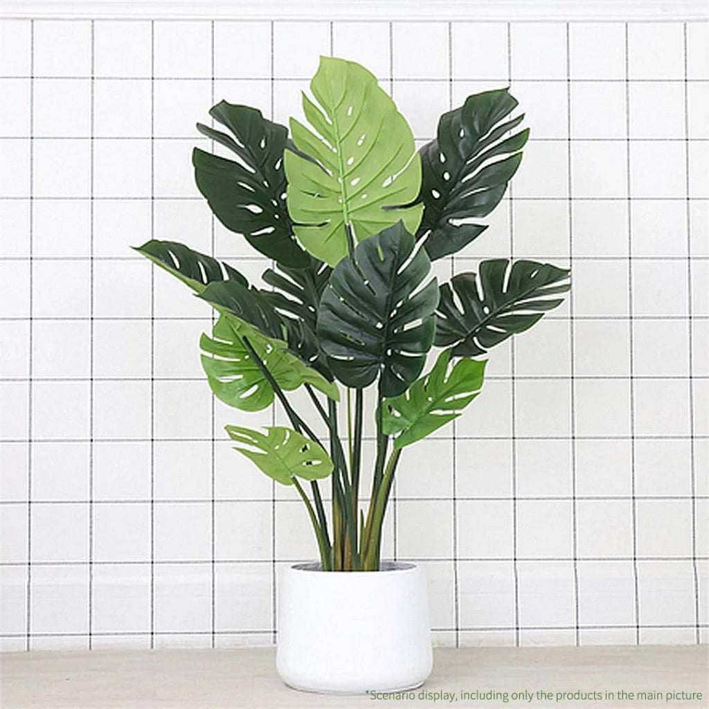Artificial Turtle Back Tree Set Premium 4X 80cm Indoor Potted Fake Decoration with Flower Pot