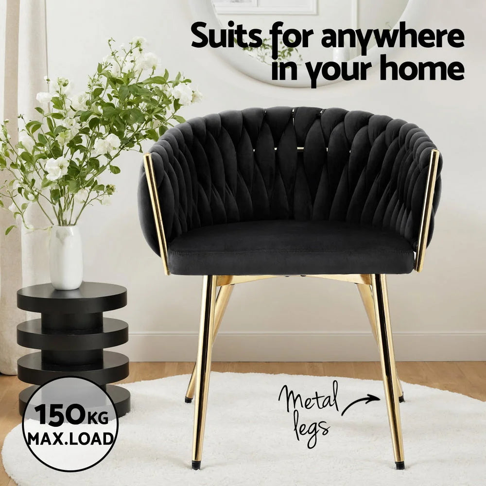 Artiss 1x Dining Chair Armchair Cafe Kitchen Lounge Chairs