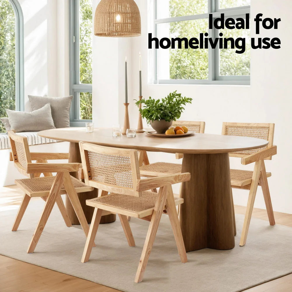 Set of one wooden dining chairs
