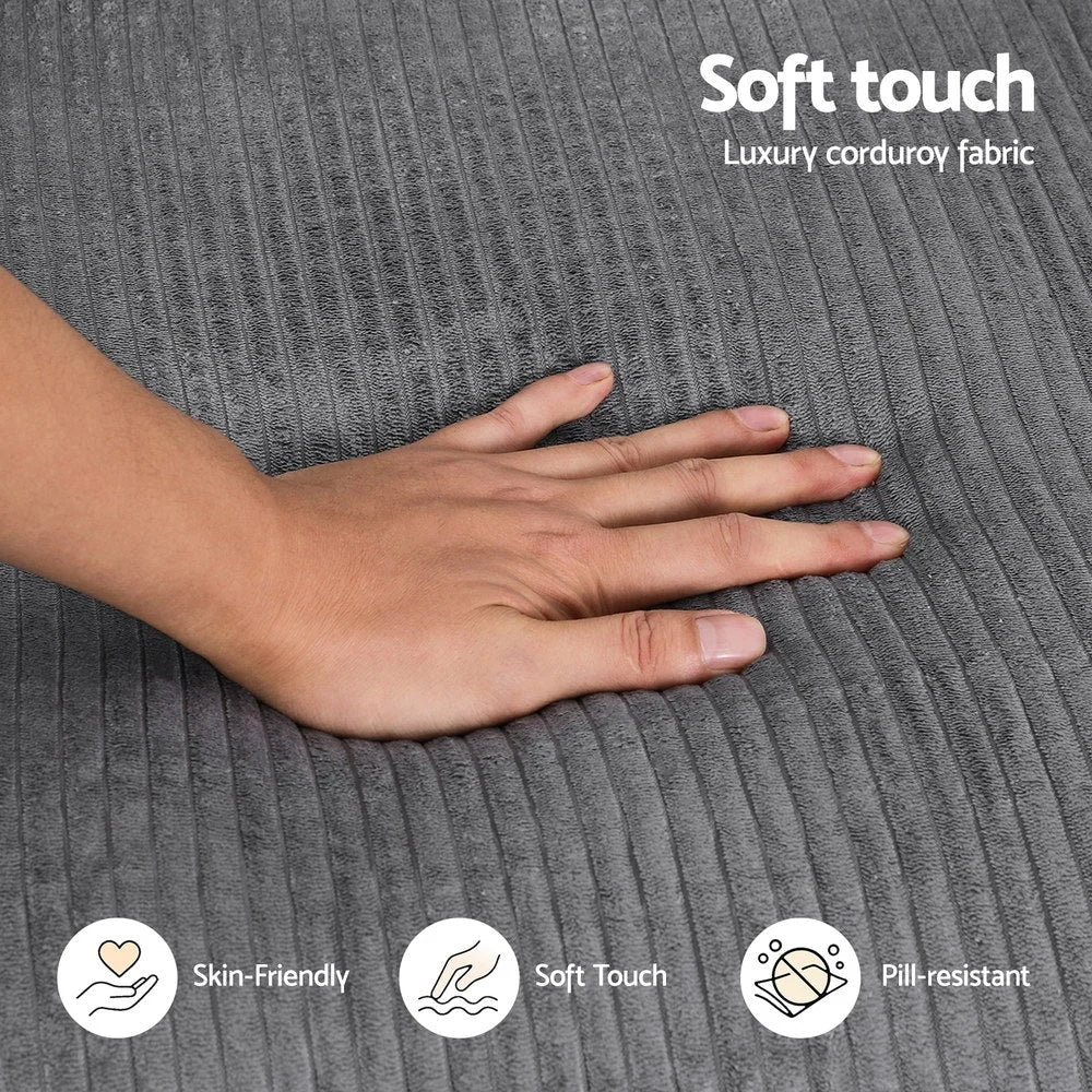 Artiss 2 Seater Sofa Loveseat Sofas Bed Couch No Assembly