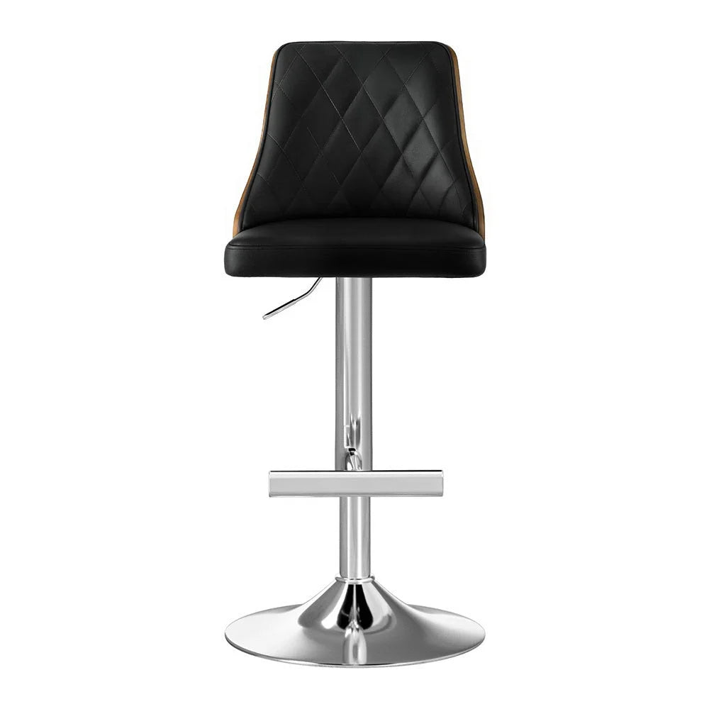 Bar stool swivel with seat padding and sturdy legs