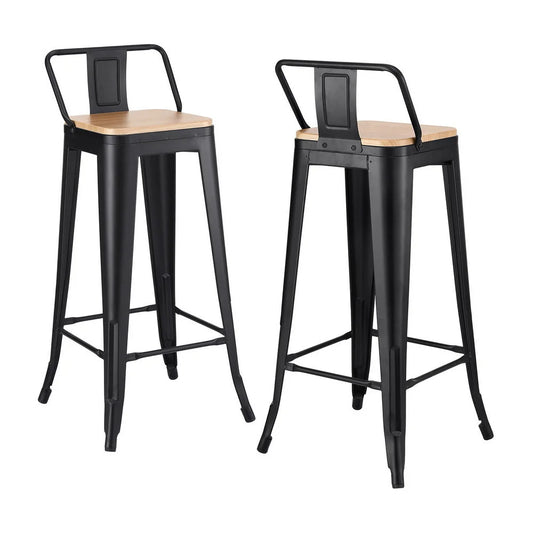Artiss 2x Bar Stools Kitchen Counter High Chair Dining