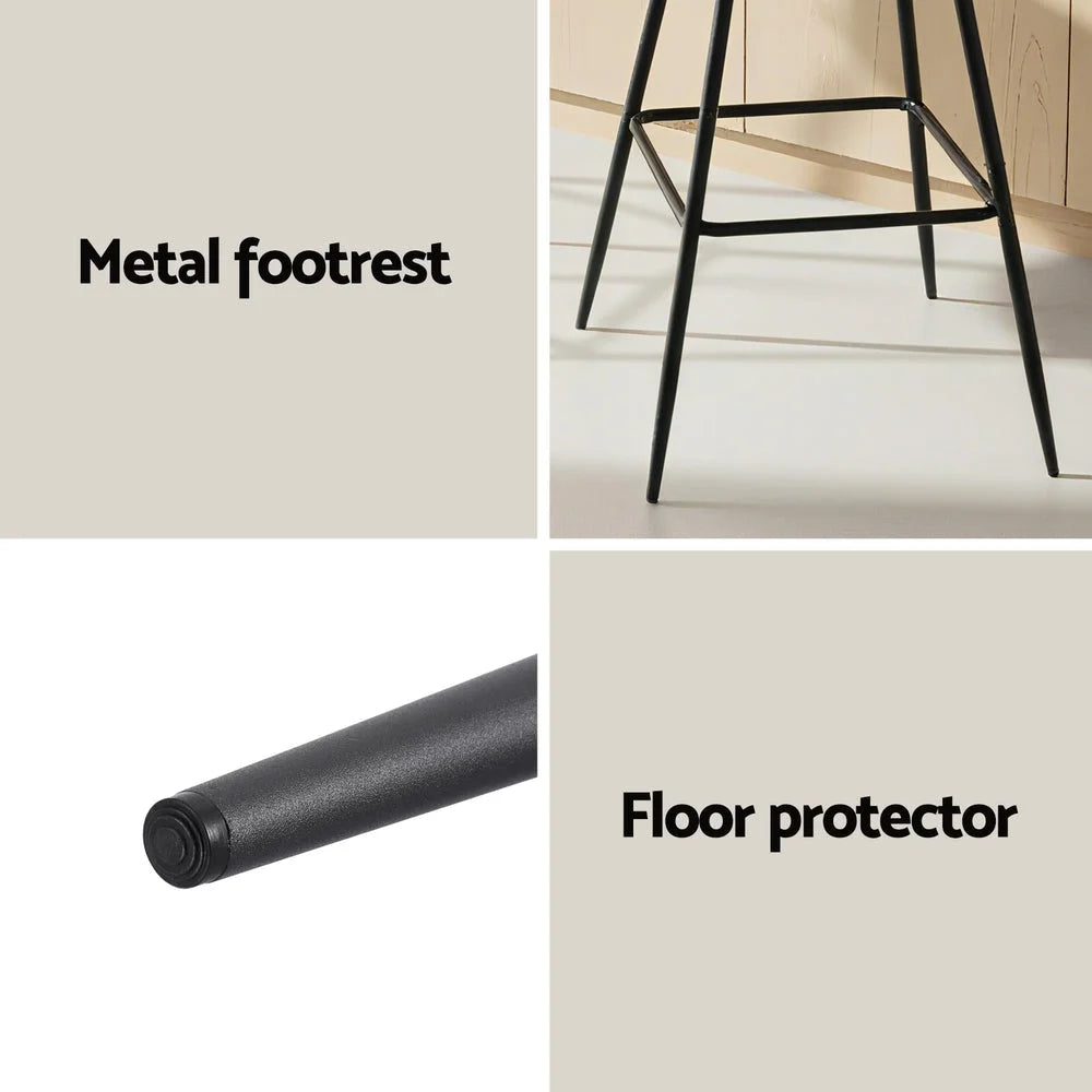 Artiss 2x Bar Stools Kitchen Dining Chair Counter Stool