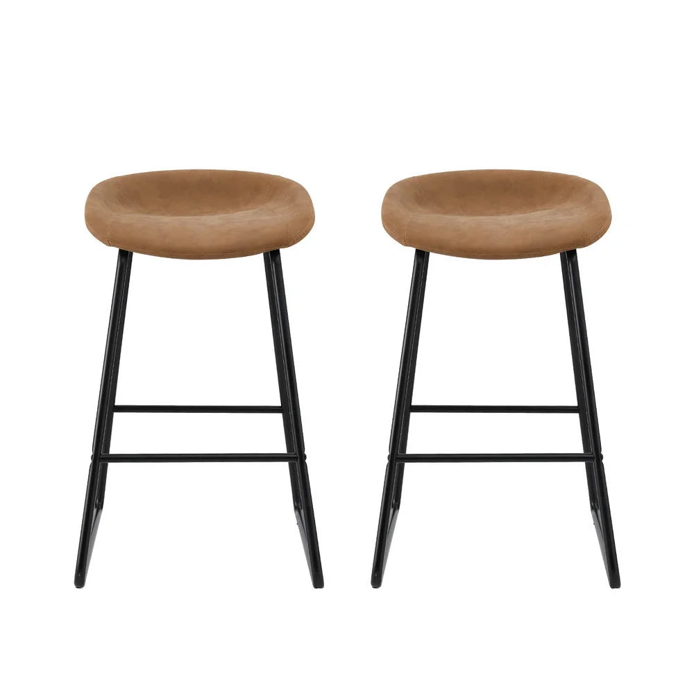 Artiss 2x Bar Stools Kitchen Dining Chairs Counter Stool PU