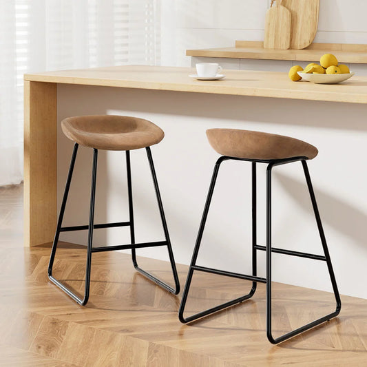 Artiss 2x Bar Stools Kitchen Dining Chairs Counter Stool PU