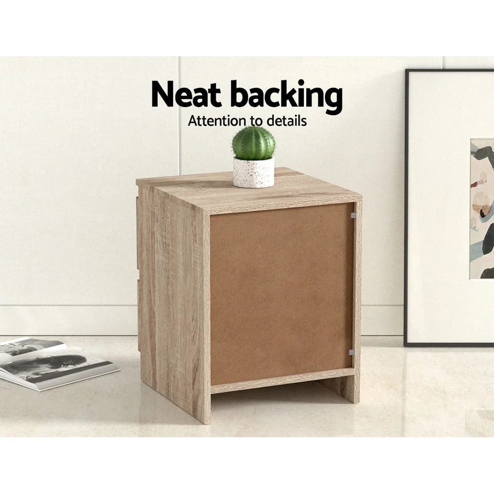 Bedside table with nightstand top and storage drawer