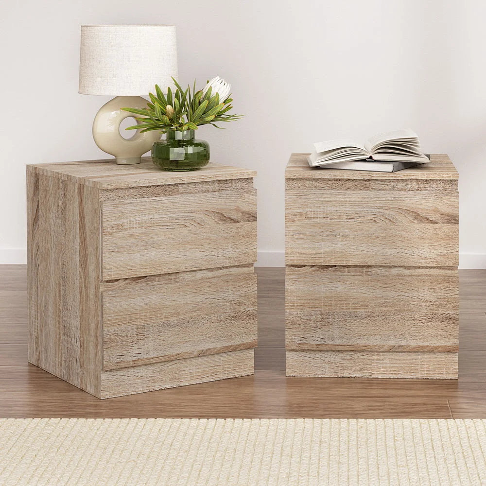 Oak table in a room setting