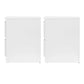 Set Of Two Bedside Table 2 Drawers PEPE