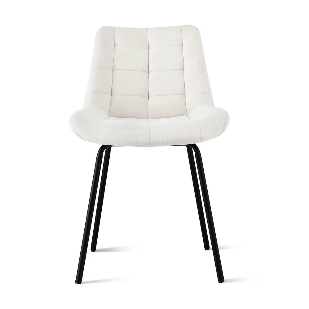 Dining chair with chairs velvet tufted kitchen