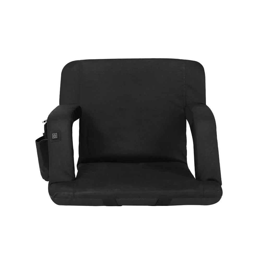 Floor lounge sofa with 2x bed armrest heated cushion