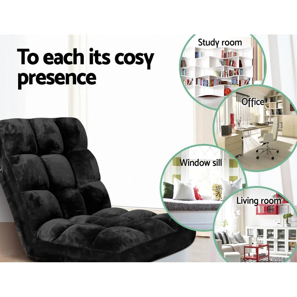 Lounge sofa bed with assembled layout and visible hardware