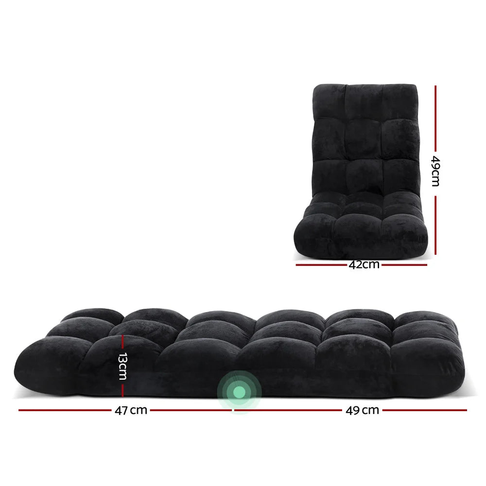 Lounge sofa bed with fitted edges and product hardware