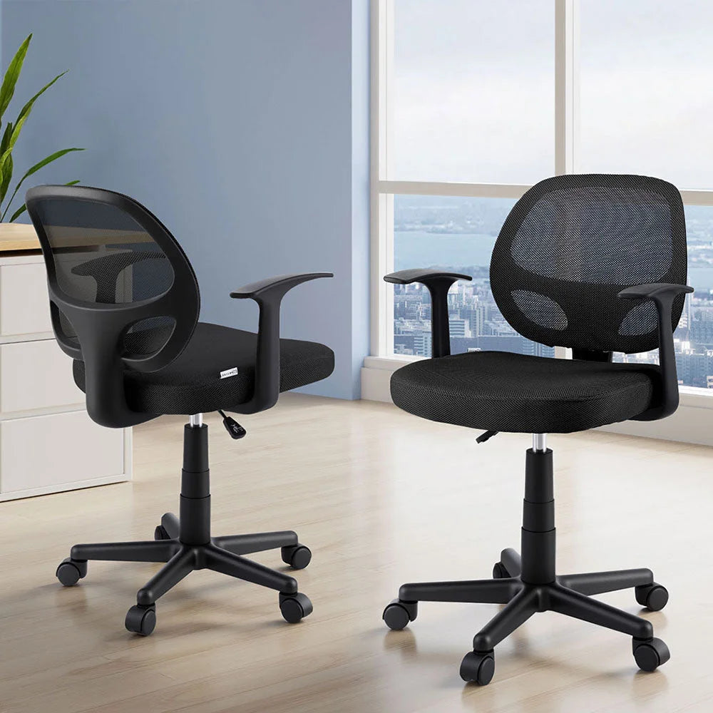Artiss 2x Mesh Office Chair Computer Gaming Desk Chairs
