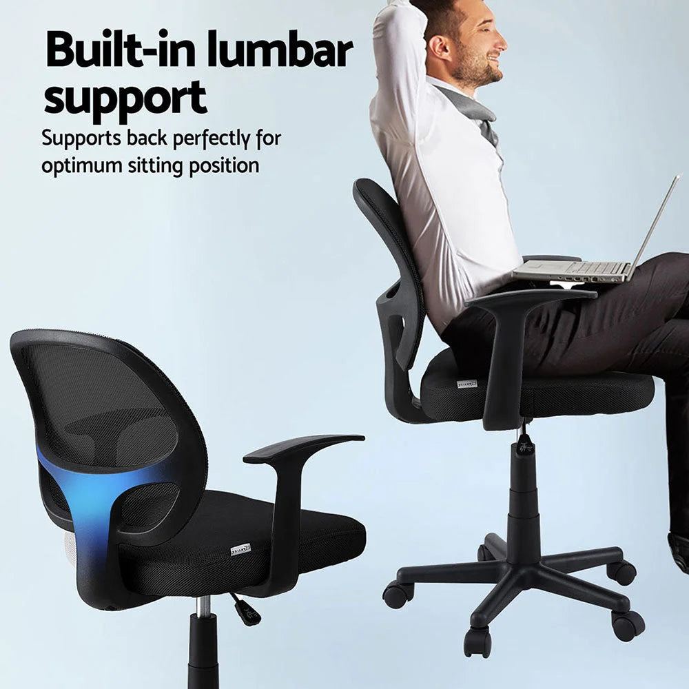 Artiss 2x Mesh Office Chair Computer Gaming Desk Chairs