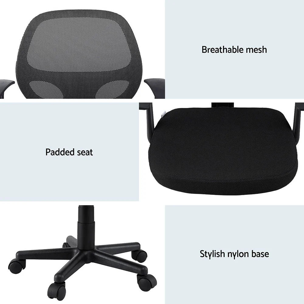 Artiss 2x Mesh Office Chair Computer Gaming Desk Chairs