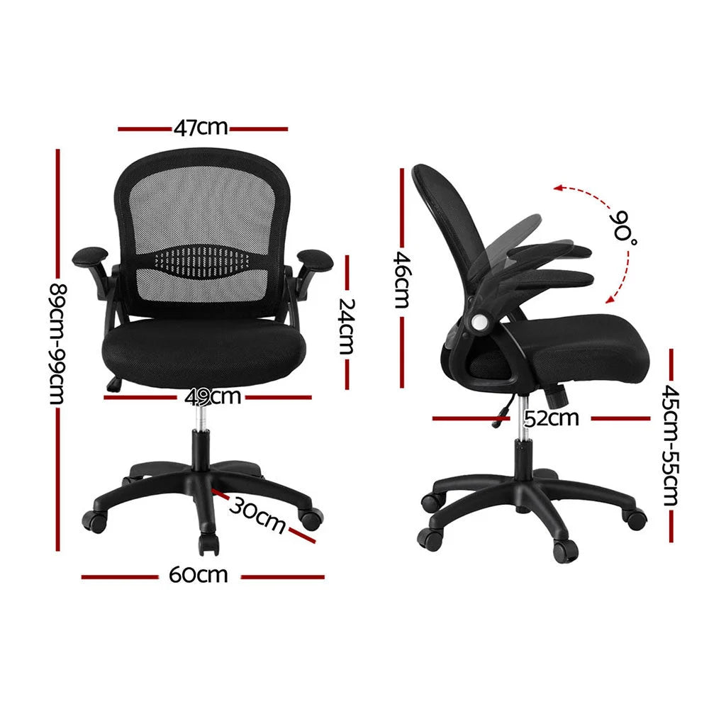 Artiss 2x Mesh Office Chair Computer Gaming Desk Chairs