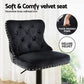 Bar stool adjustable with shaped seat and supportive backrest