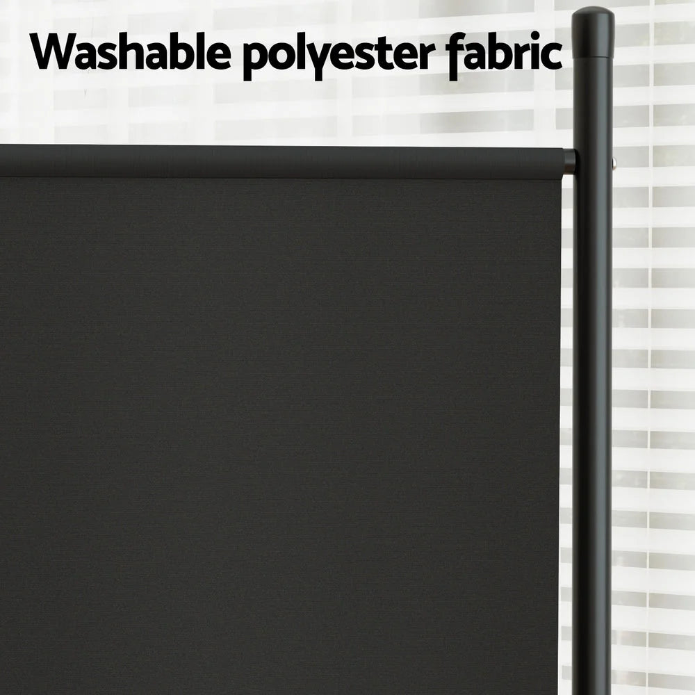 Artiss 3 Panel Room Divider Screen 260x180cm Fabric Black catalogue photo from Home My Garden