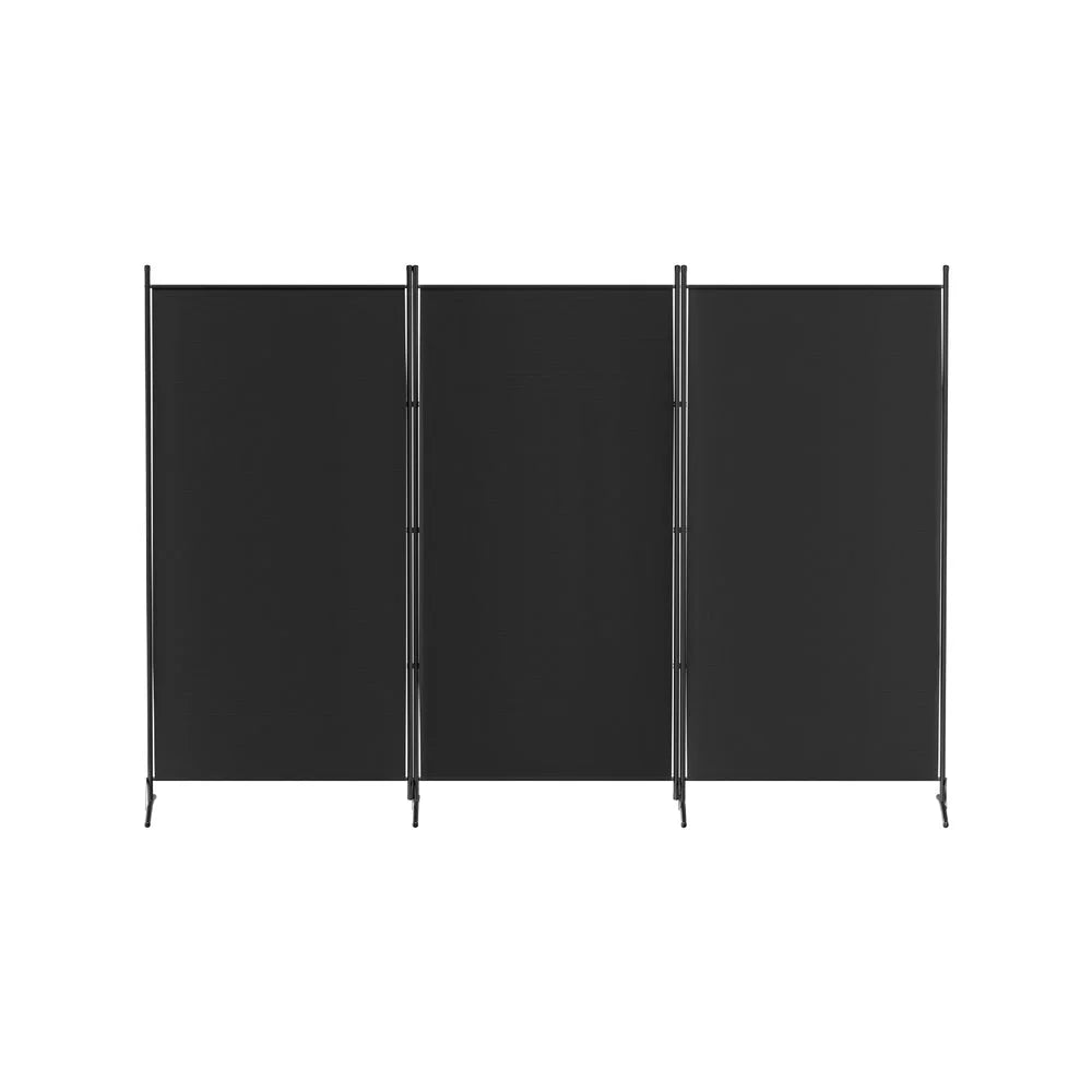 Artiss 3 Panel Room Divider Screen 260x180cm Fabric Black