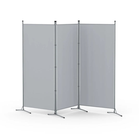 Artiss 3 Panel Room Divider Screen 260x180cm Fabric Grey