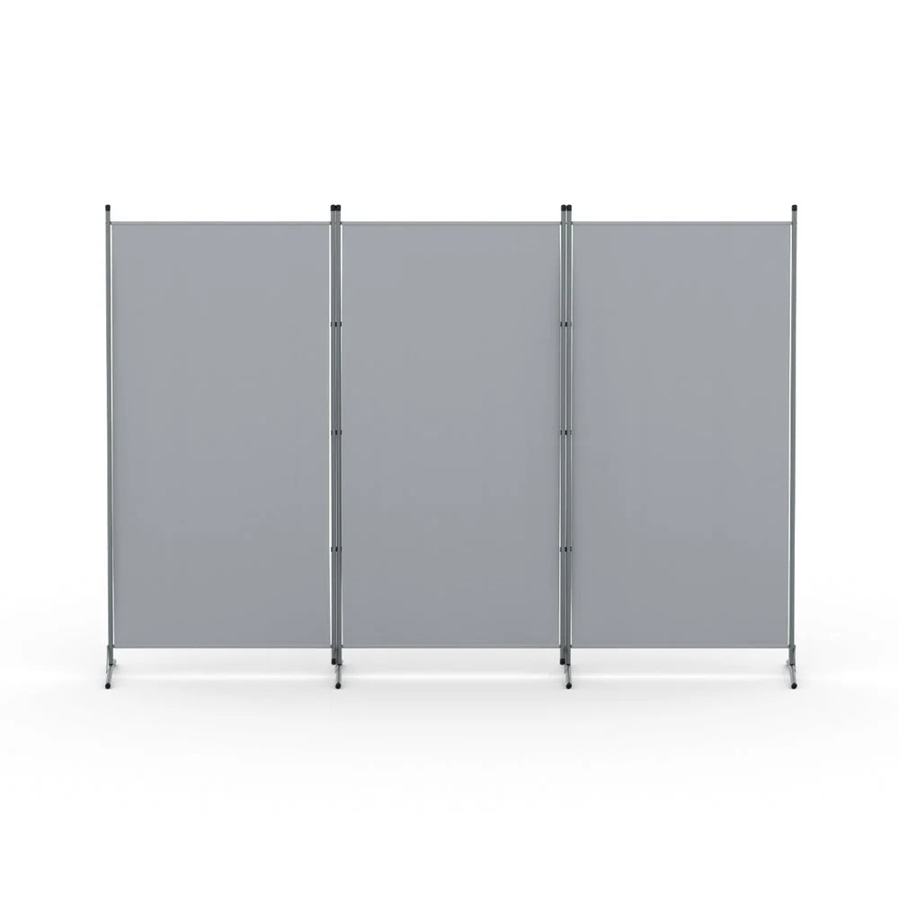 Artiss 3 Panel Room Divider Screen 260x180cm Fabric Grey