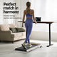 360mm standing desk with work surface and storage section
