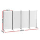 Artiss 4 Panel Room Divider Screen 345x180cm Fabric White