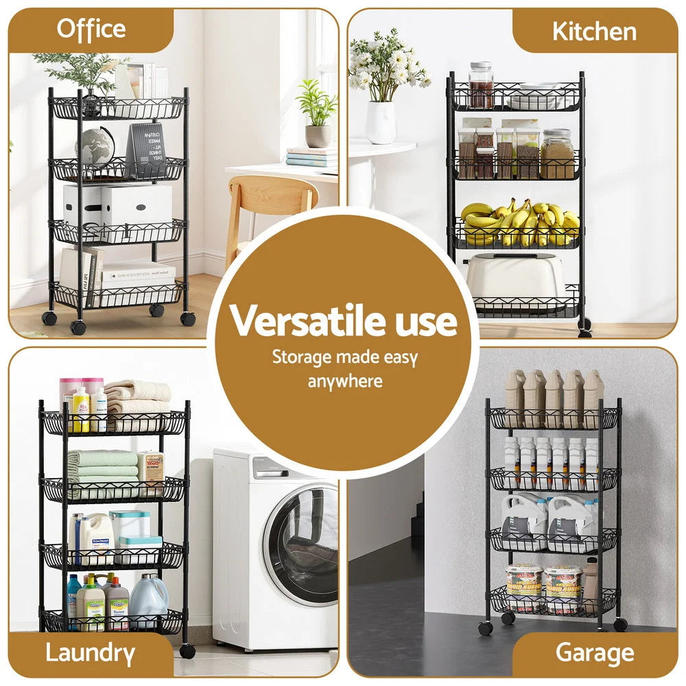 Artiss 4-Tier Shelving Unit Adjustable Garage Storage