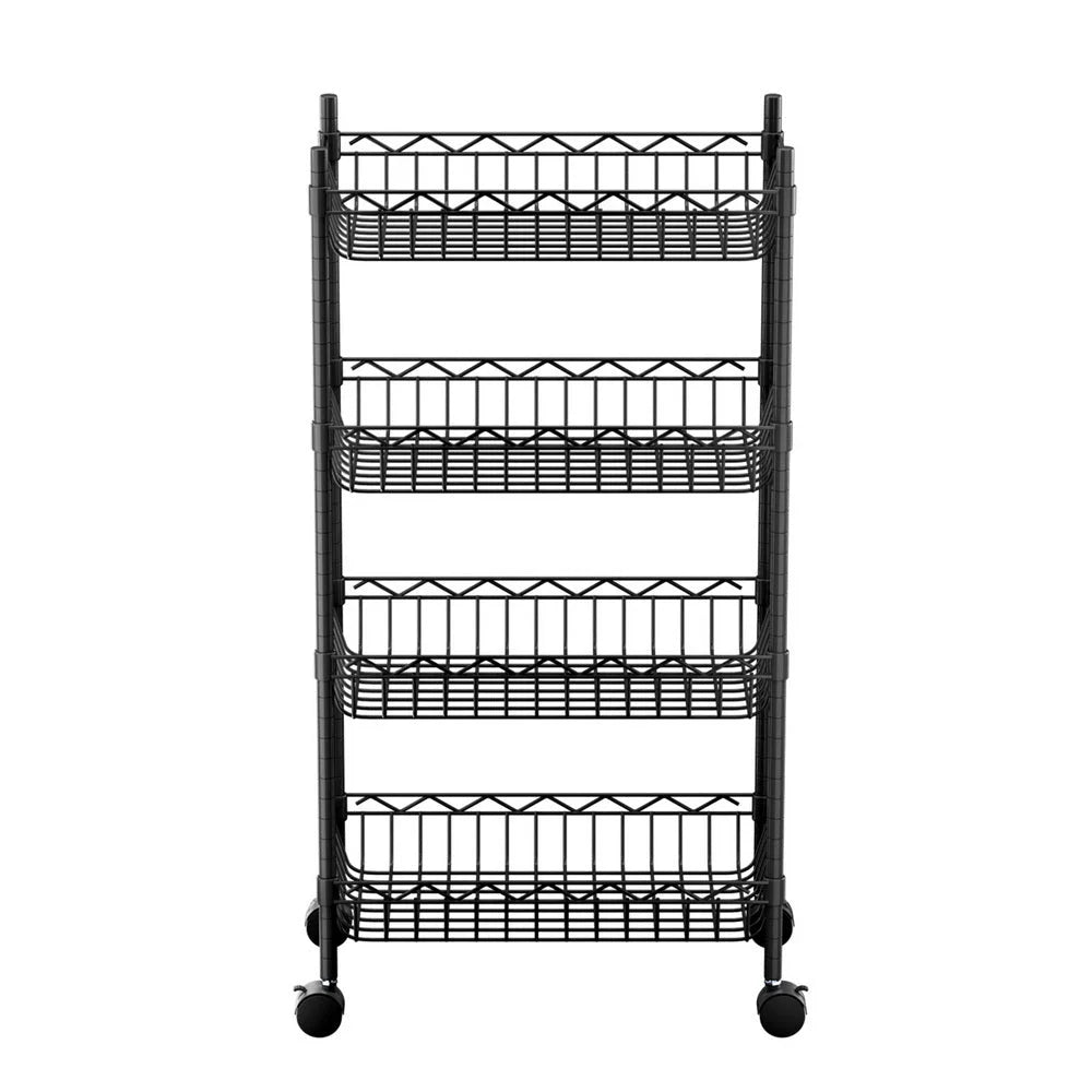 Four Tier Shelving Unit Adjustable Garage Storage Kitchen