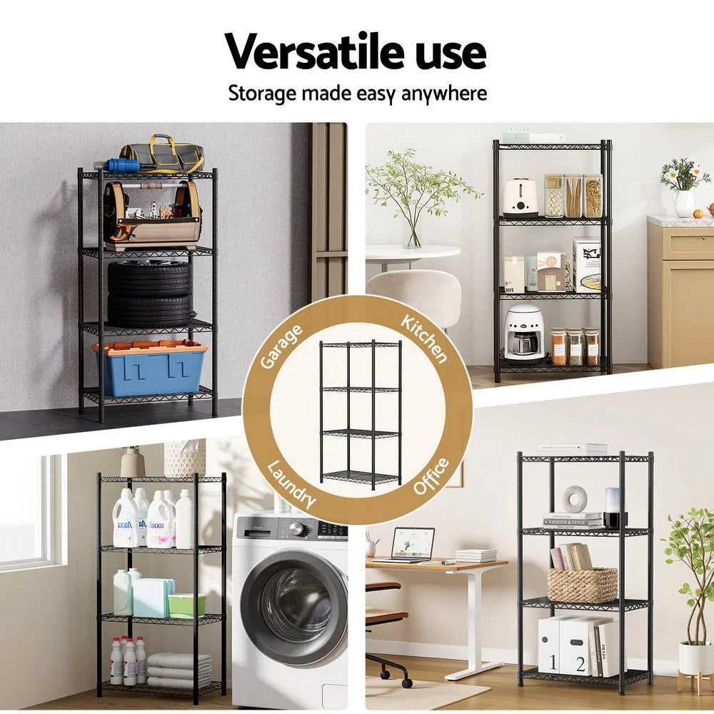Artiss 4-Tier Shelving Unit Adjustable Garage Storage