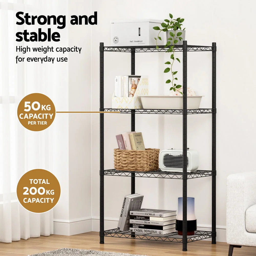 Artiss 4-Tier Shelving Unit Adjustable Garage Storage