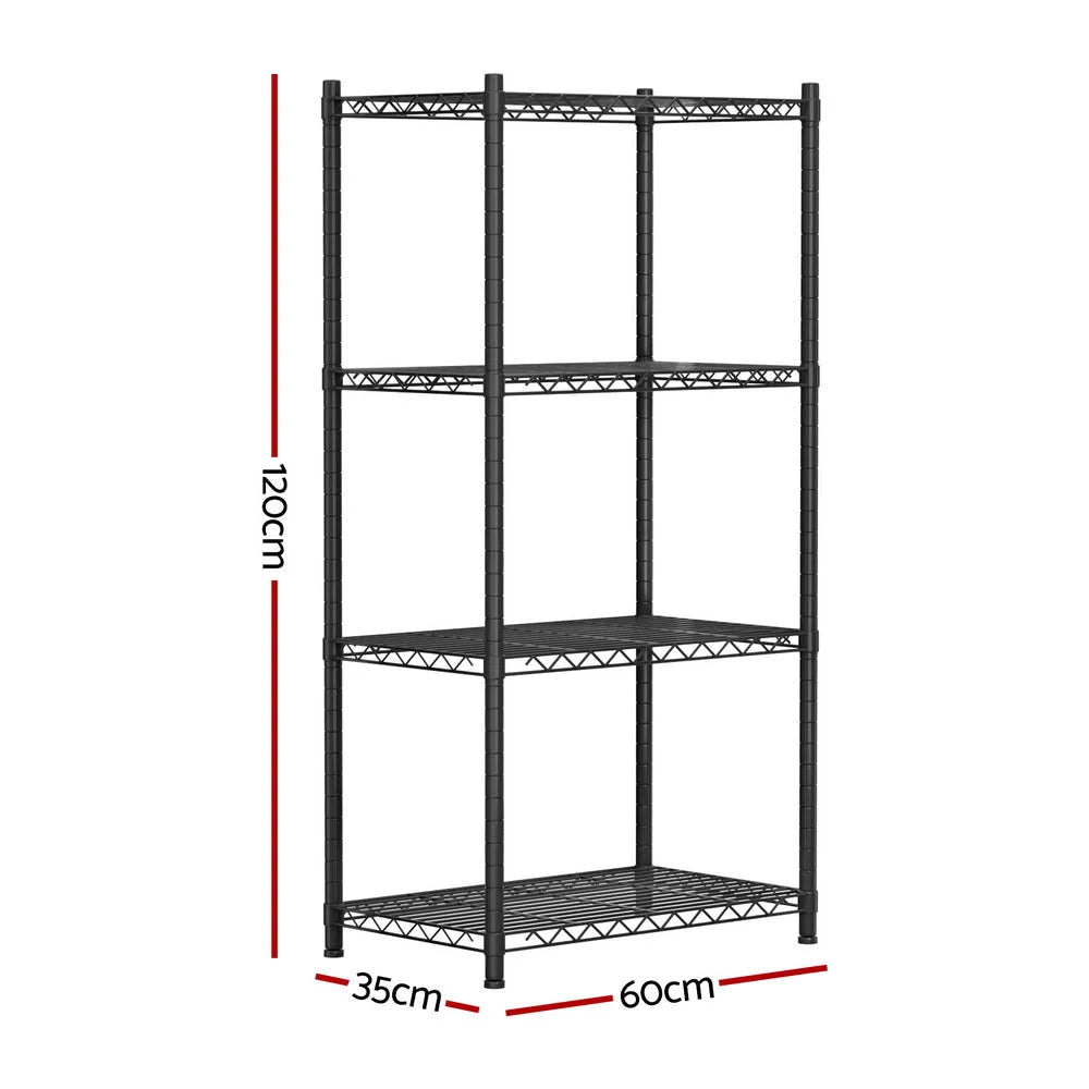 Artiss 4-Tier Shelving Unit Adjustable Garage Storage