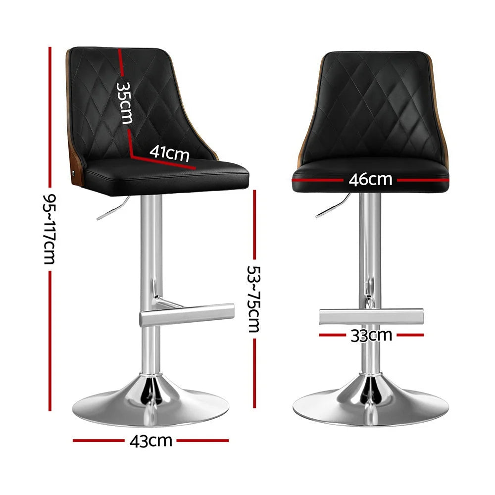 Bar stool swivel with woven seat and timber frame