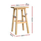 Bar stools kitchen with chairs nature
