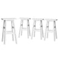 Table with 4x bar stools kitchen chairs