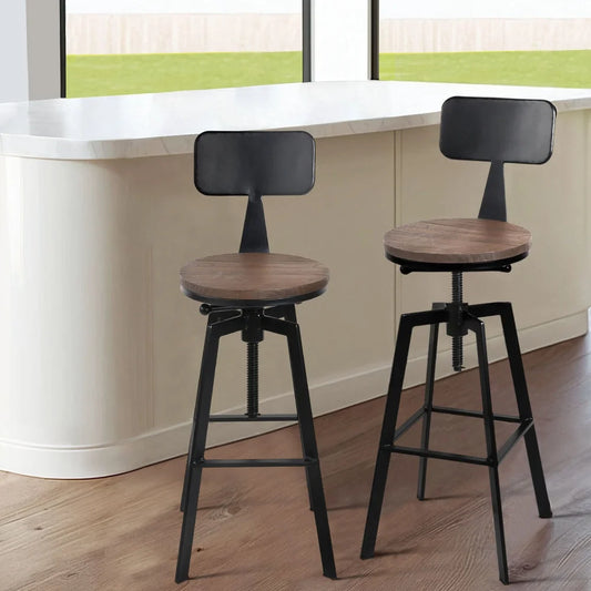 Set Of Four Bar Stools Kitchen Dining Chairs
