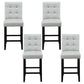 Artiss 4x Bar Stools Kitchen Dining Chairs Counter Fabric