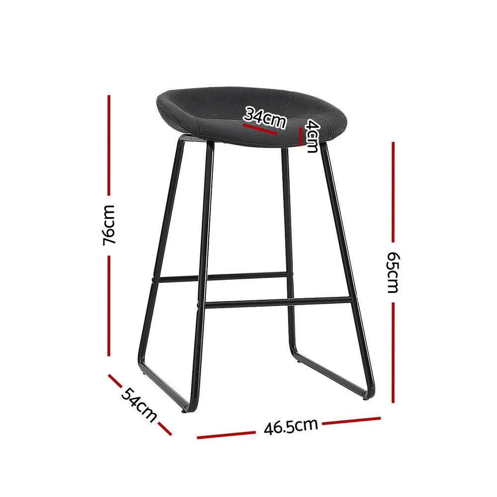 Artiss 4x Bar Stools Kitchen Dining Chairs Counter Stool PU