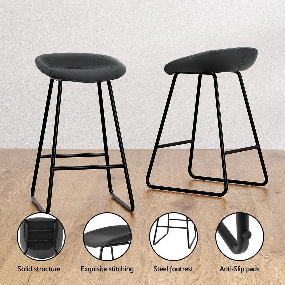 Artiss 4x Bar Stools Kitchen Dining Chairs Counter Stool PU