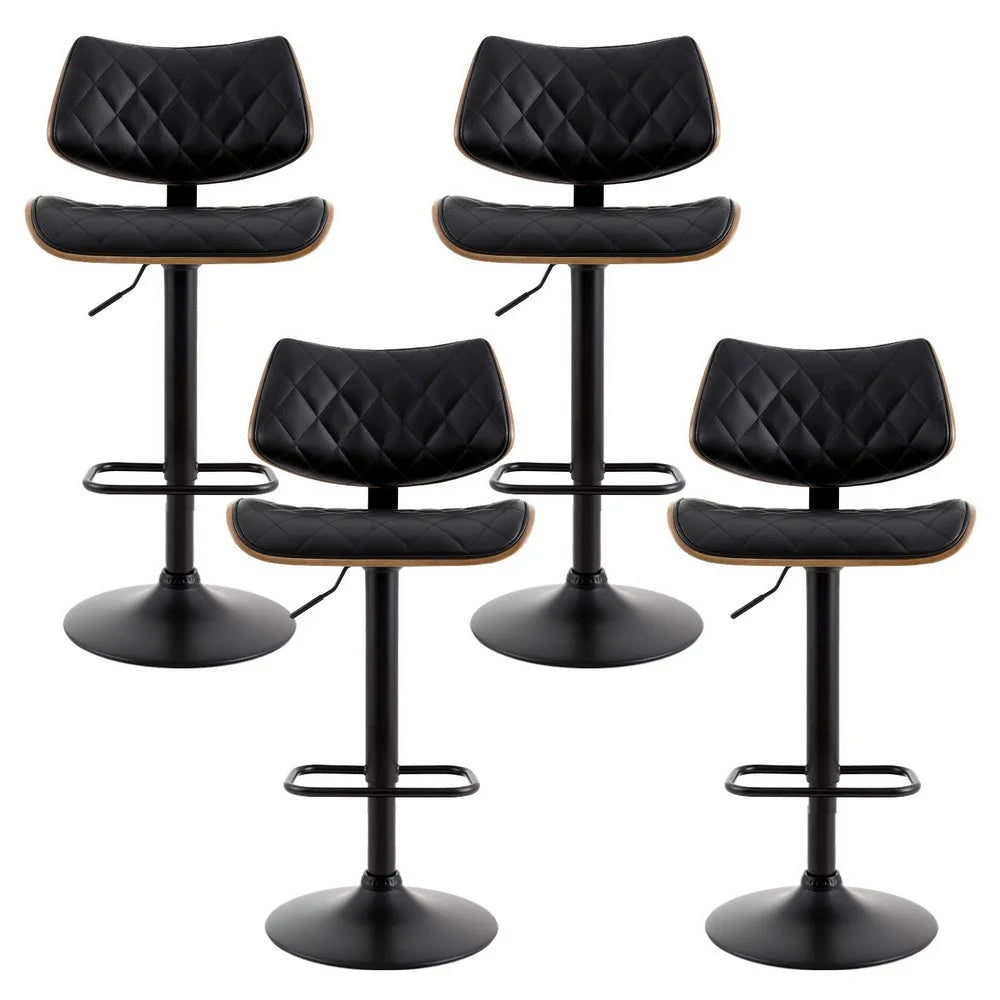 Artiss 4x Bar Stools Kitchen Dining Chairs Gas Lift Stool
