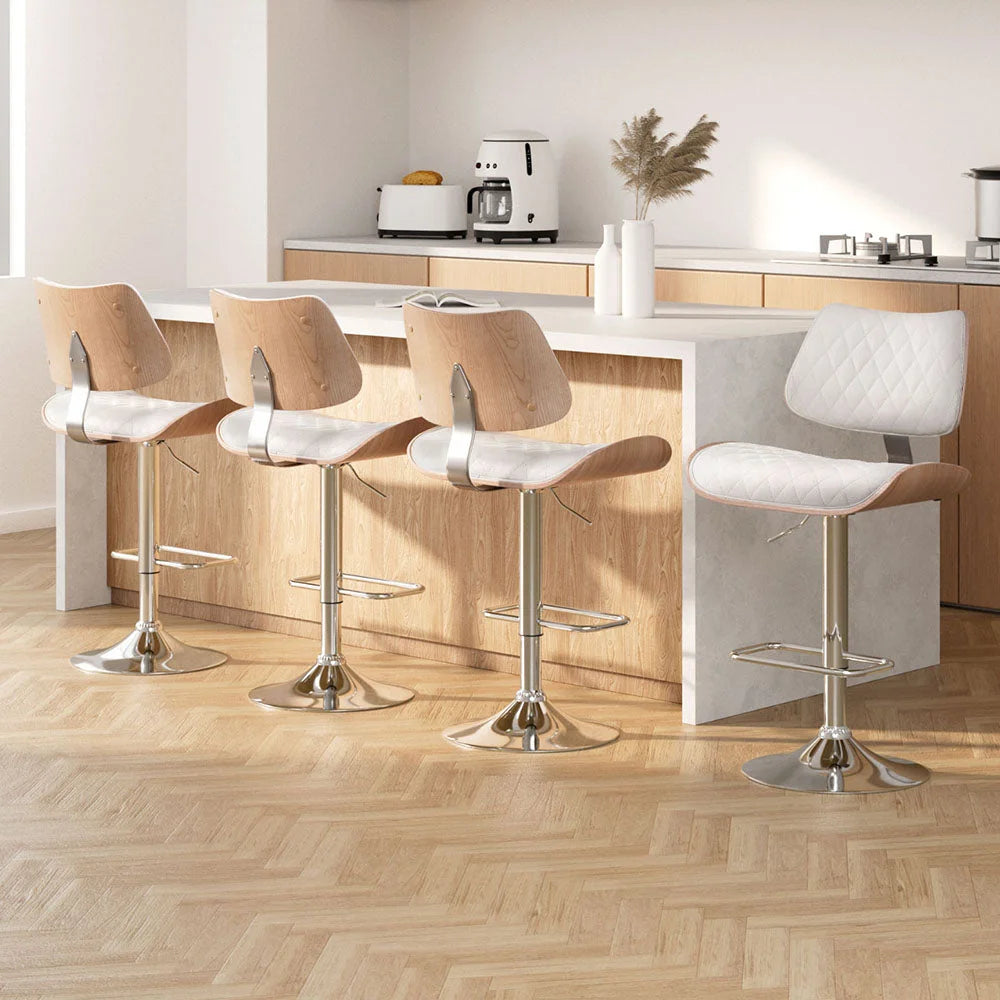Artiss 4x Bar Stools Kitchen Dining Chairs Gas Lift Stool