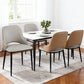 Artiss 4x Dining Chairs Hollow PU Leather Kitchen Lounge