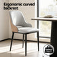 Artiss 4x Dining Chairs Hollow PU Leather Kitchen Lounge