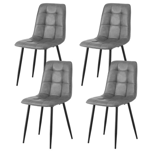Artiss 4x Dining Chairs Retro PU Leather Kitchen Lounge