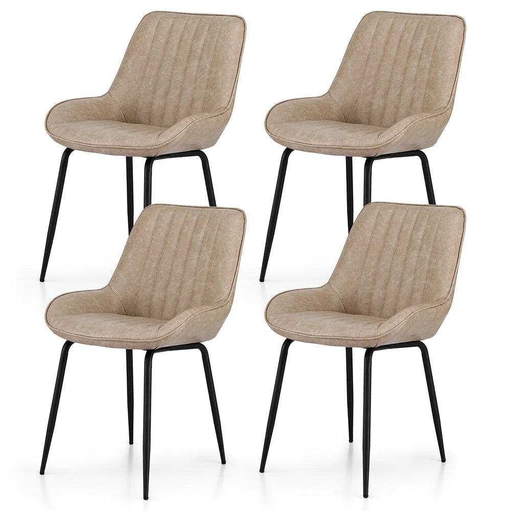 Set Of Four Dining Chairs Retro