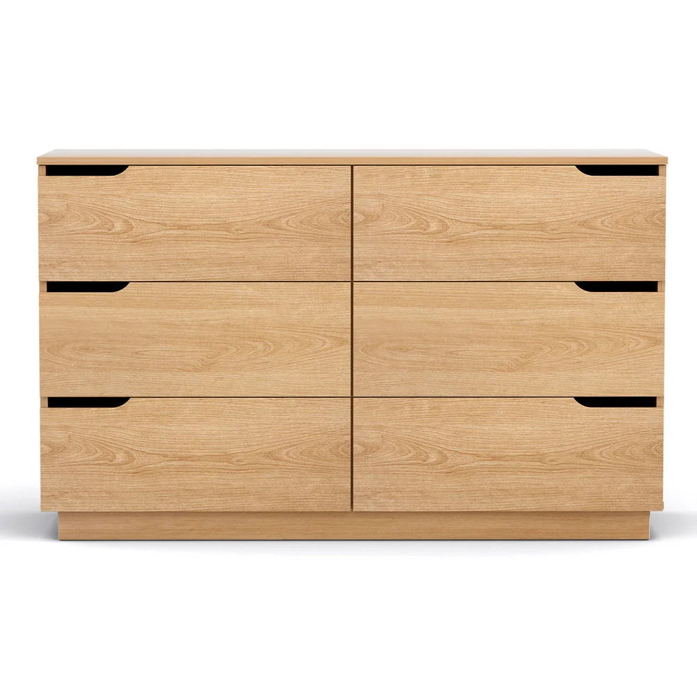 Artiss 6 Chest of Drawers Dresser Table Pine - Furniture >
