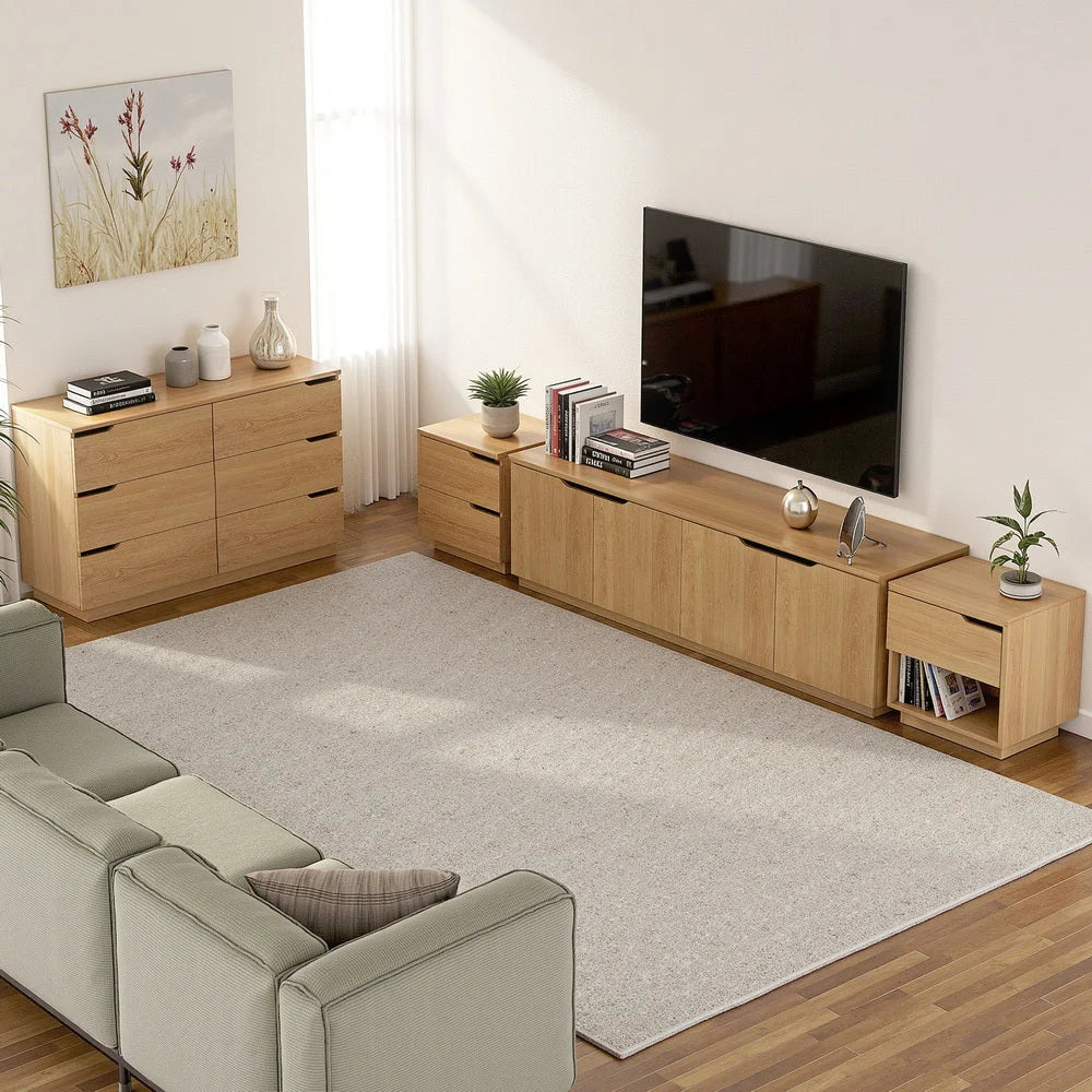 Artiss 6 Chest of Drawers Dresser Table Pine - Furniture >