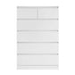 Artiss 6 Chest of Drawers - PEPE White - Furniture >