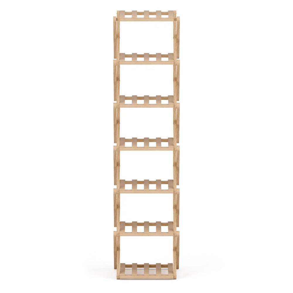 Artiss 7 Tier Bamboo Foldable Shoe Rack Organizer Entryway