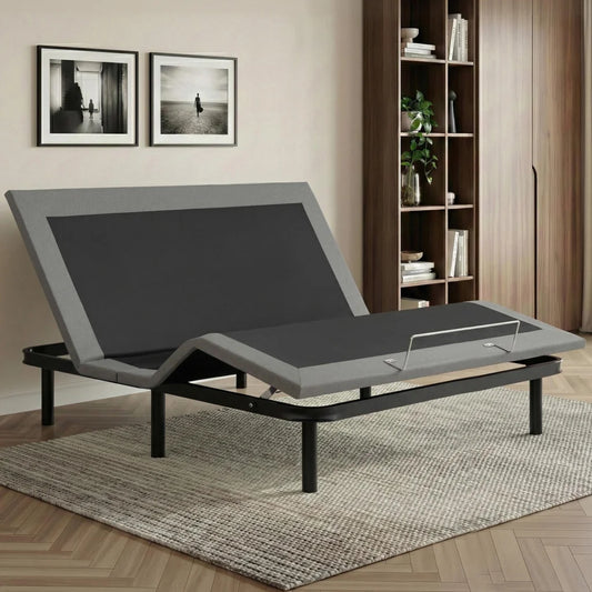 Artiss Adjustable Bed Frame King Size Electric Bed Base